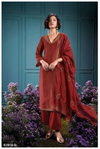 Jadyah 2915 By Ganga Silk Jacquard Embroidered Salwar Suit Wholesale In India